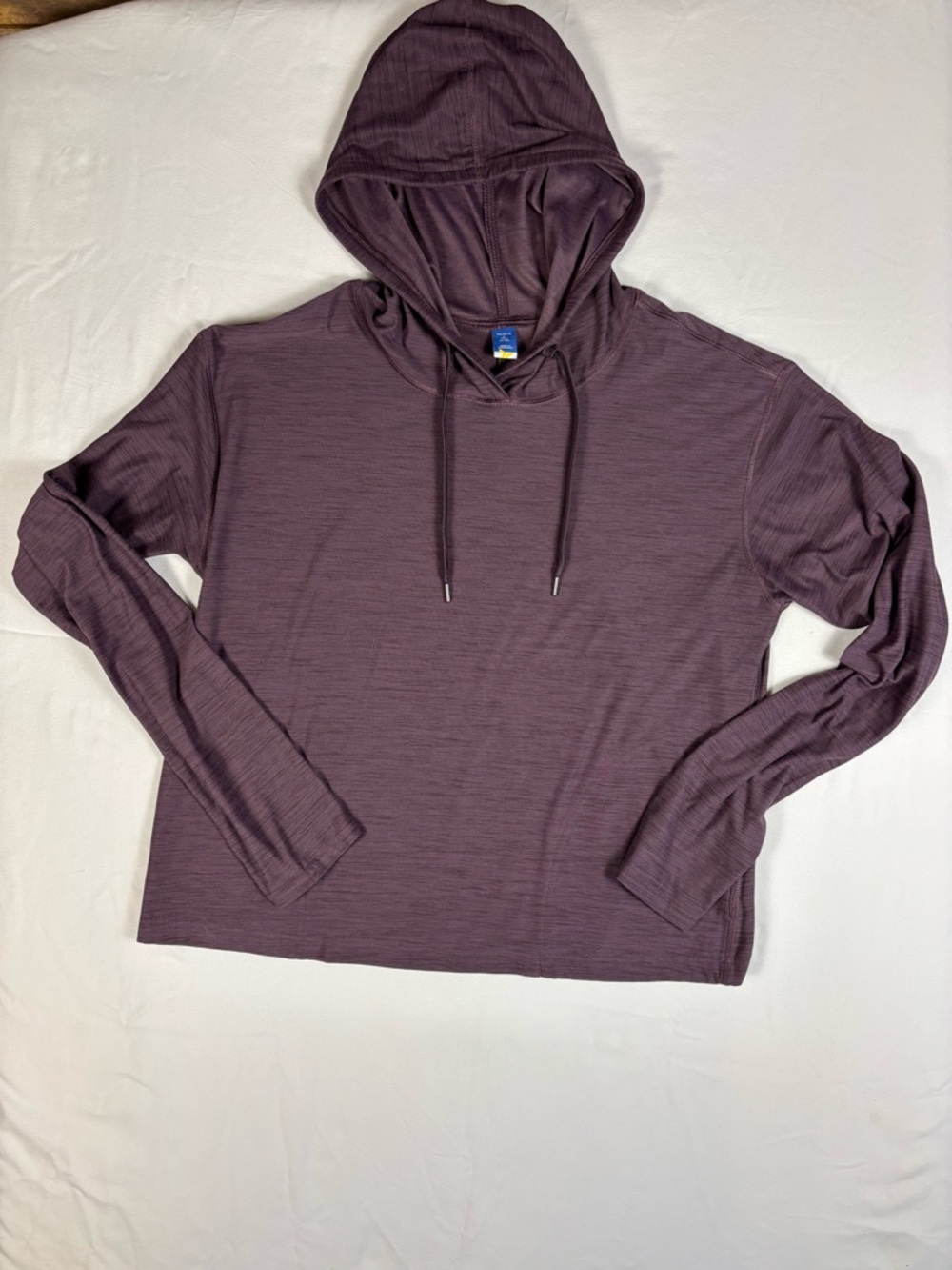 All in Motion Womens L Tall Purple Go-Dry Lightweight Athletic Hoodie